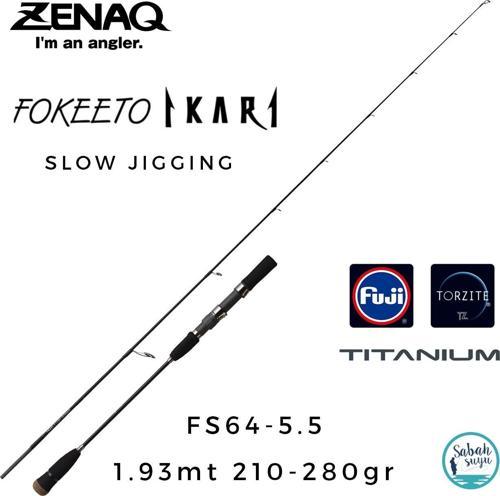 Fokeeto FS64-5.5 İkari 193cm 210-280gr Slow Jigging Kamış