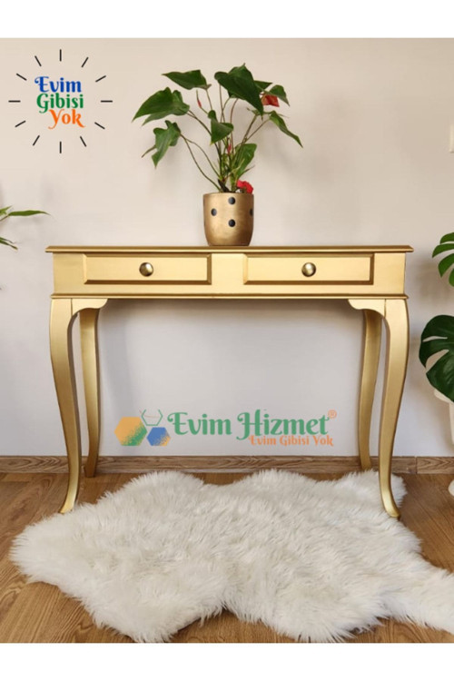 100 Cm Çekmeceli Gold Dresuar