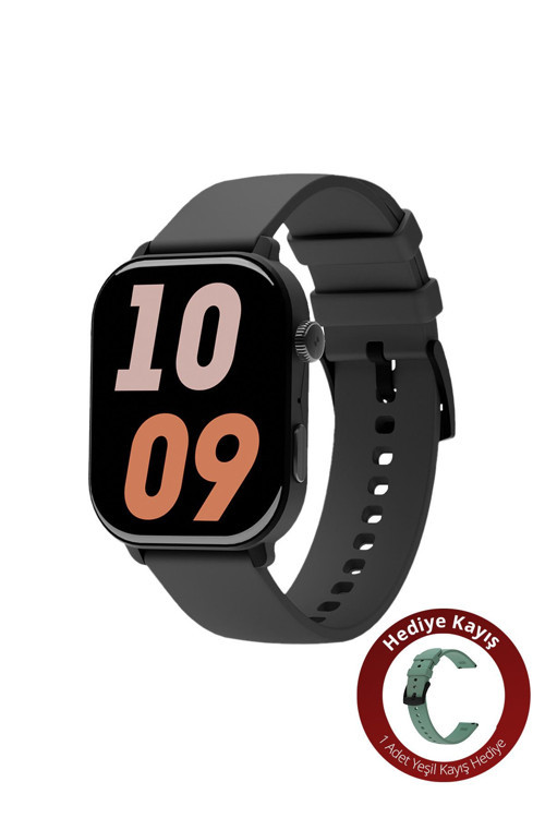 Hiwatch Talk 2 Amoled Ekran Android Ve Ios Uyumlu Silikon Kayışlı Akıllı Saat