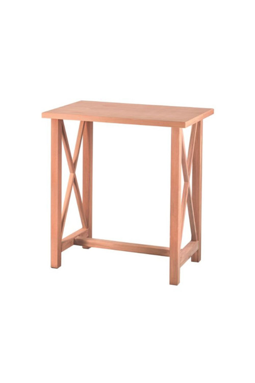 100 Cm Max Bar Masası - Cilasız Ham Ahşap - Güvenli Teslimat