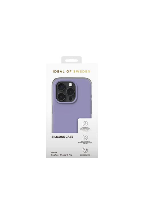 Silicone Case İphone 15 Pro Purple