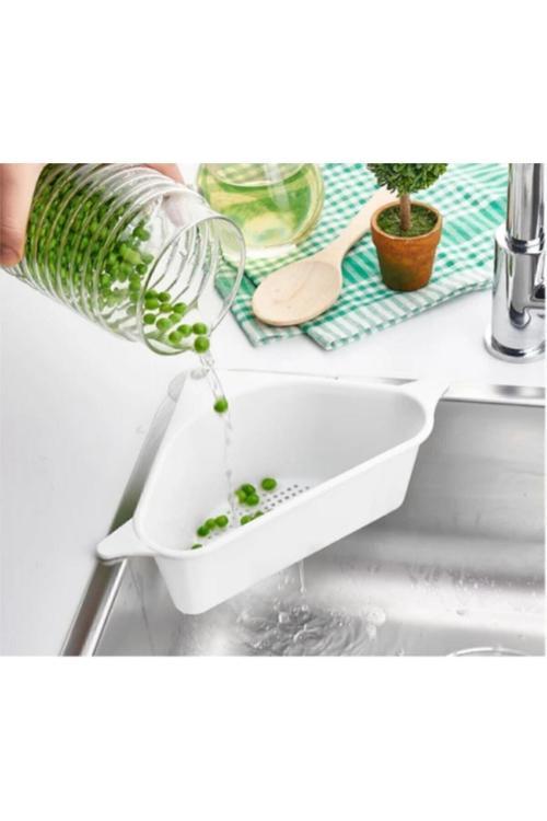 Vantuzlu Süzgeçli Lavabo Içi Meyve Sebze Pirinç Yıkama Süzgeci Çöp Süzgeci Düzenleyic