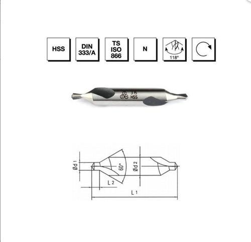Makina Takım HSS DIN 333/A R Punta Matkabı 1.6 mm - MTE B00010010160
