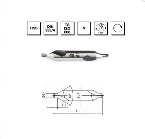 Makina Takım HSS DIN 333/A R Punta Matkabı 5 mm - MTE B00010010500