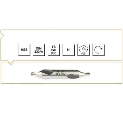 Makina Takım HSS DIN 333/B R Punta Matkabı 2.5 mm - MTE B00010000250