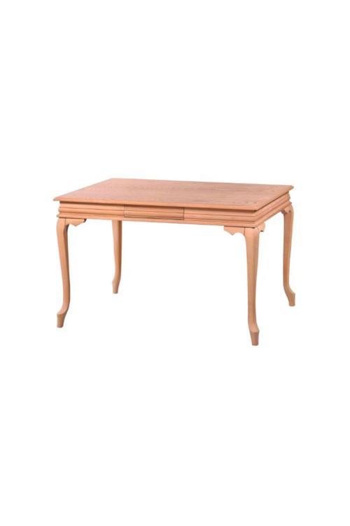 125 Cm Lükens Çalışma Masası - Cilasız Ham Ahşap - Güvenli Teslimat