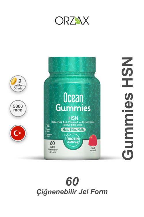 Ocean Gummies HSN 60 Adet Çiğneme Jel Form