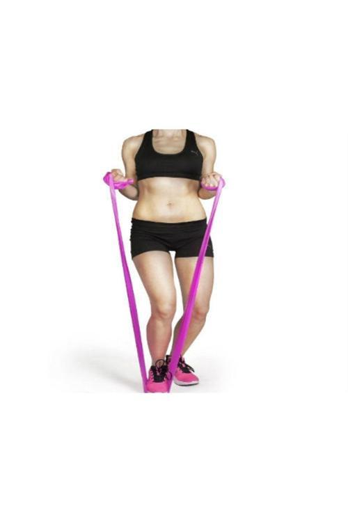 Pilates Bandı Esnek Spor Egzersiz Aerobik Bandı Yoga Thera Bandı Kondisyon Direnç
