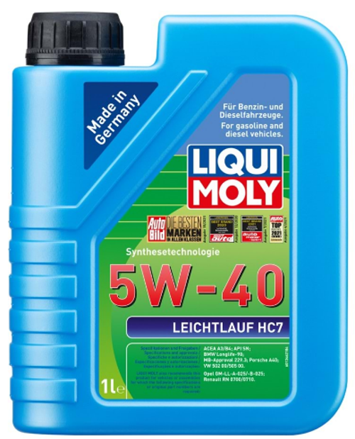 Leichtlauf HC 7 Motor Yağı 5W-40 (1 Litre) Yeni Üretim Tarihli