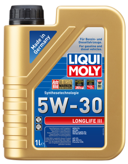 Longlife III Volkswagen Motor Yağı 5W-30 (1 Litre) Yeni Üretim Tarihli