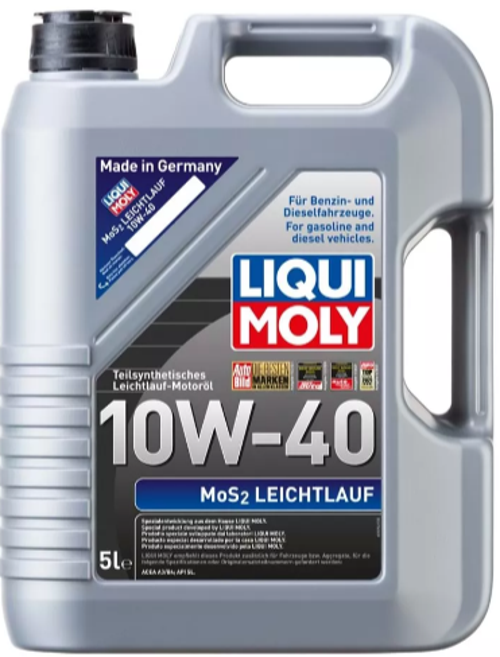 Mos2 Leichtlauf 10W 40 (5 Litre) Yeni Üretim Tarihli