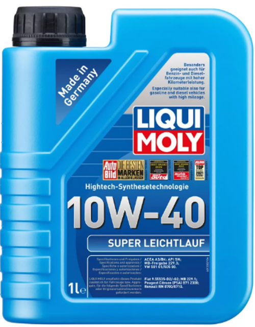 Super Leichtlauf 10W-40 Sentetik Motor Yağı (1 Litre) Yeni Üretim Tarihli