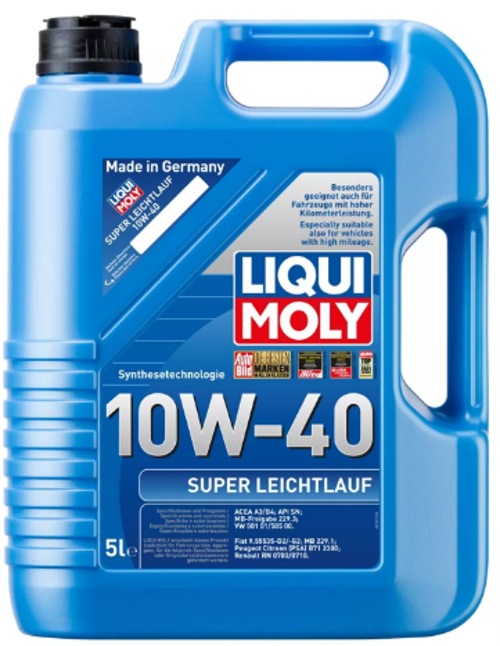 Super Leichtlauf 10W-40 Sentetik Motor Yağı (5 Litre) Yeni Üretim Tarihli