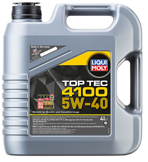 Top Tec 4100 5W-40 (4 Litre) Yeni Üretim Tarihli
