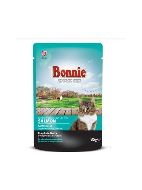 Somonlu & Alabalıklı Pouch Yetişkin Kedi Maması 85 Gr x 5 adet