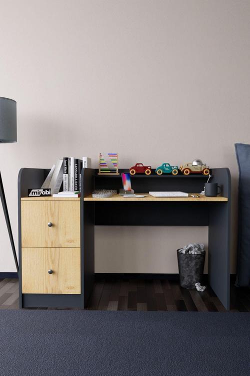 Tilup Çalışma Masası Antrasit-Rivoli Çocuk Odası Çalışma Masası Çekmeceli