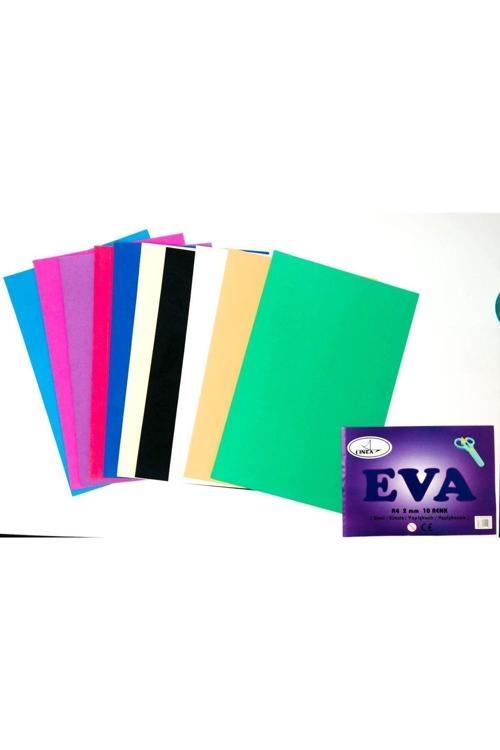 A4 Düz Eva 2 Mm 10 Renk