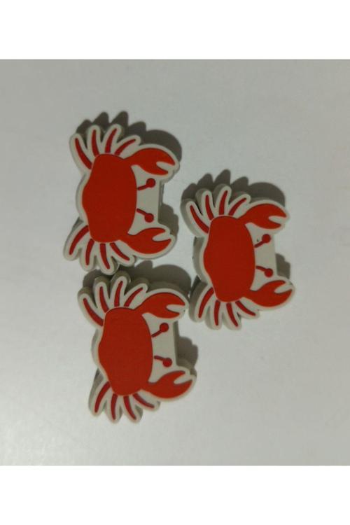 3 Adet Yengeç Figürlü Titreşim Önleyici