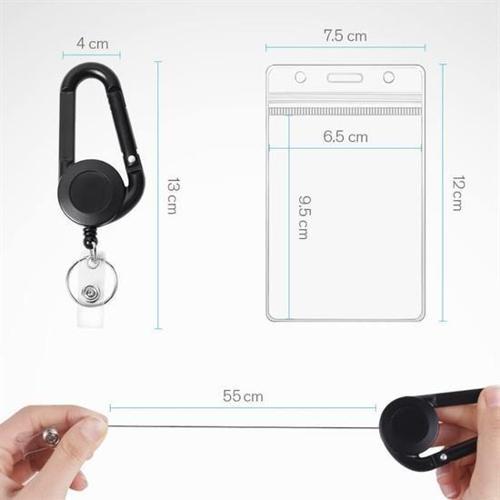 Büro Ev Hediyesi için Teleskopik Karabina Anahtarlık