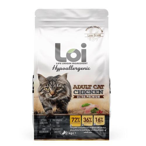 Loi Hipoalerjenik Kedi Maması Tavuklu 2 Kg