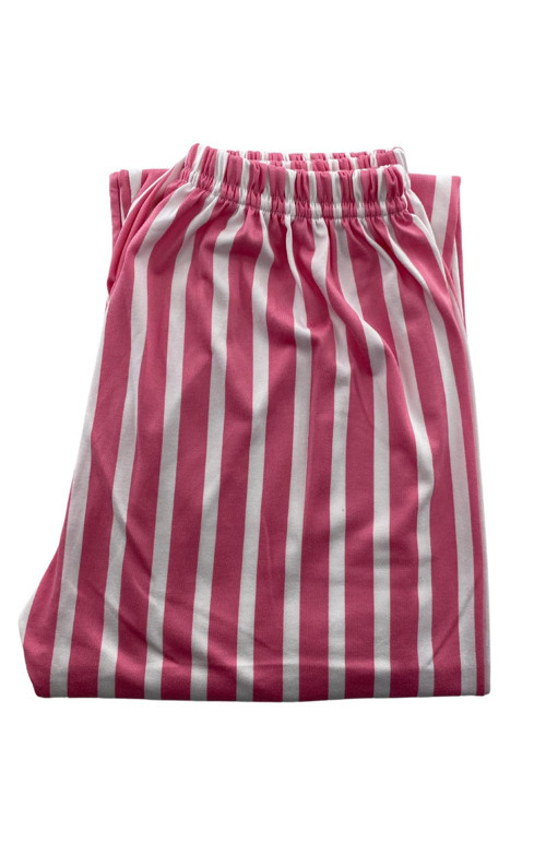 Kadın Beyaz Kalın Çizgili Pijama Altı Milan-10500