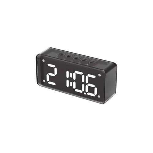 6W 1800 Mah Led Işıklı Çalar Saat Bluetooth Hoparlör BTS-240