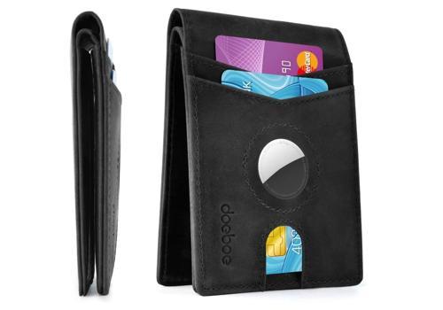 AirTag Uyumlu RFID Korumalı Deri Erkek Cüzdanı
