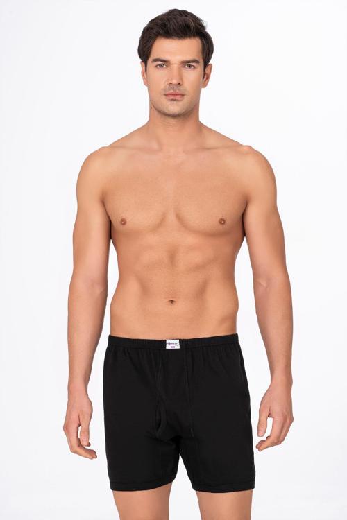  Erkek Süprem Paçalı Külot Siyah | K0043