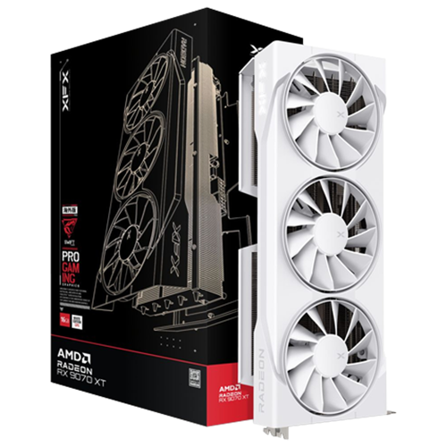Swift Radeon RX 9070 XT WHITE 16GB RX-97TSWF3W9 GDDR6 256 Bit Ekran Kartı