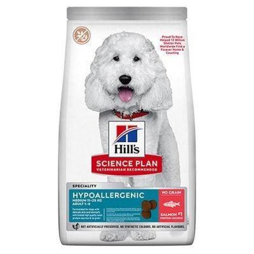 Science Plan Hipoalerjenik Somonlu Orta Irk Tahılsız Yetişkin Köpek Maması 2,5Kg