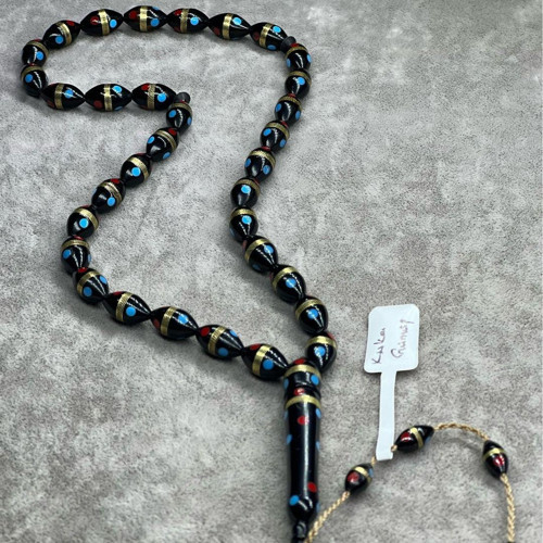 Kuka Mercan İşlemeli Tesbih 30 CM