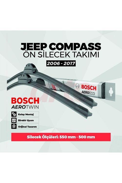 JEEP Compass Ön Silecek Takımı (Nis. 2021 - 2025) | Bosch AeroEco | 2'li Set