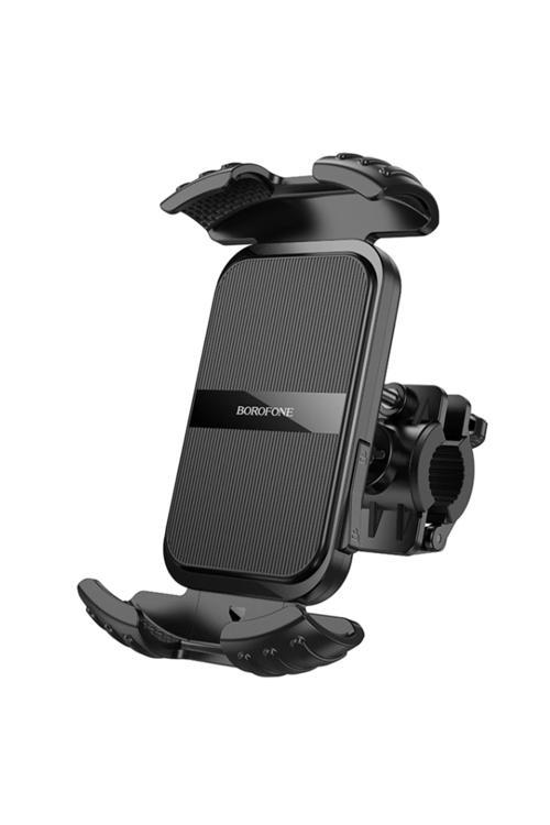 Borofone BH105 Crown Gidon Bağlantılı Bisiklet ve Motosiklet Telefon Tutucu SIYAH