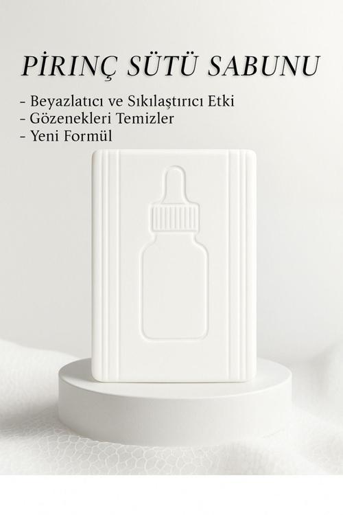 %100 Doğal Pirinç Sütü Sabunu | Cilt Aydınlatıcı & Leke Karşıtı – 100Gr