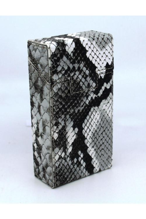 > Sigara Kutusu / Kılıfı - Deri Ve El Yapımı - Xxlarge / Yılan
