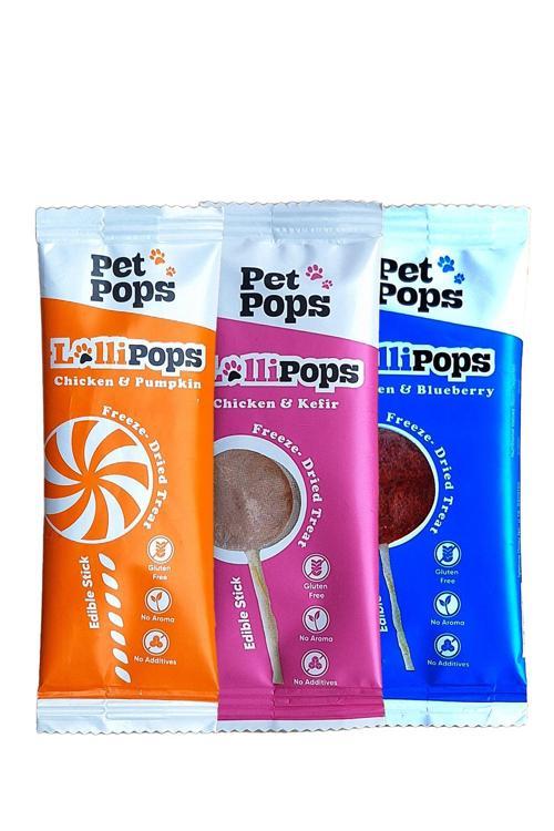 - Kedi Ve Köpekler İçin Lolipop Ödülü - %100 Doğal / 3 Lu - Yeni