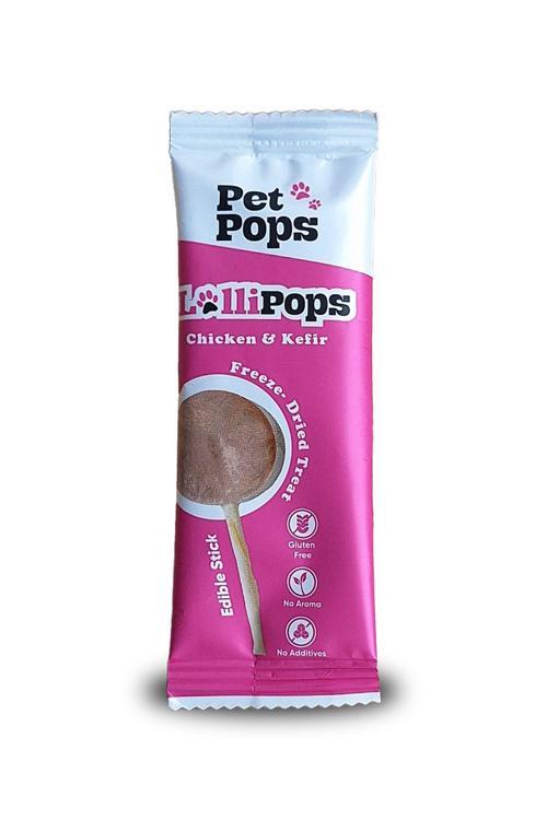 Kedi Ve Köpekler İçin Lolipop Ödülü - %100 Doğal / 10 Lu / Kefirli - Yeni