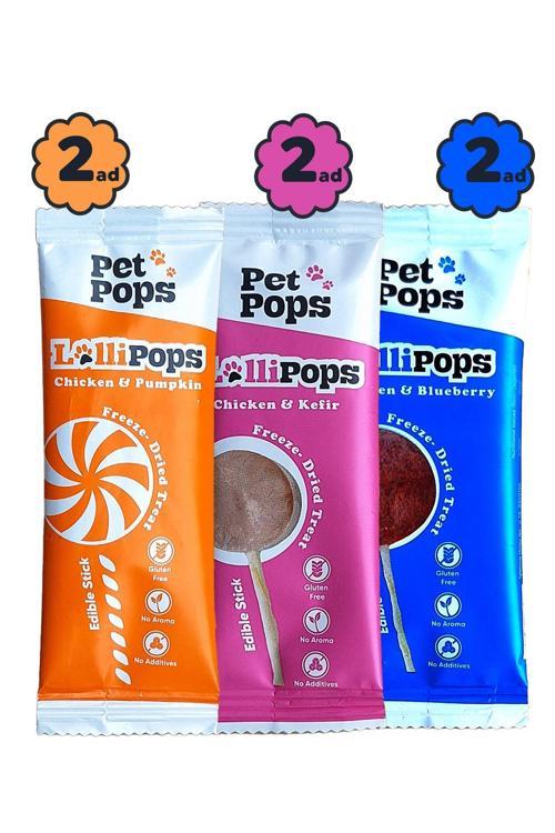 Kedi Ve Köpekler İçin Lolipop Ödülü - %100 Doğal / 6 Lı / Yeni