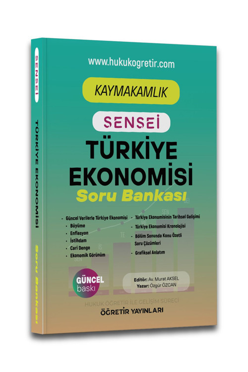 2025 Türkiye Ekonomisi Soru Bankası Kpss A - Kaymakamlık -Guy Ve Diğer Kurum Sınavlarına Hazırlık