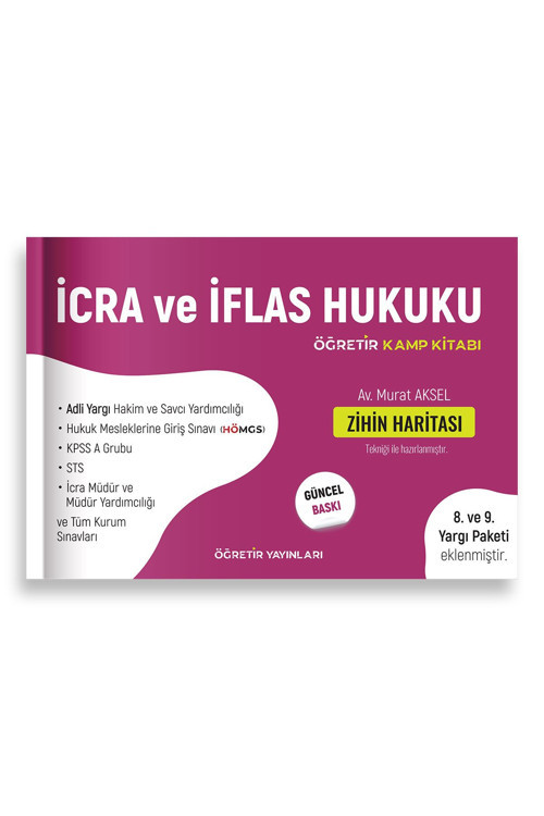 2025 Icra Ve Iflas Hukuku Konu Anlatımı Adli Hakimlik - Hmgs - Kpss A - Sts Ve Diğer Kurum S.