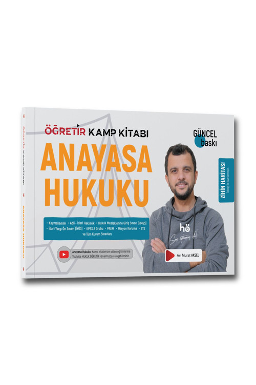 2025 Anayasa Hukuku Öğretir Video Ders Kitabı- Kaymakamlık - Hakimlik - Kpss - Paem - Hmgs - Sts