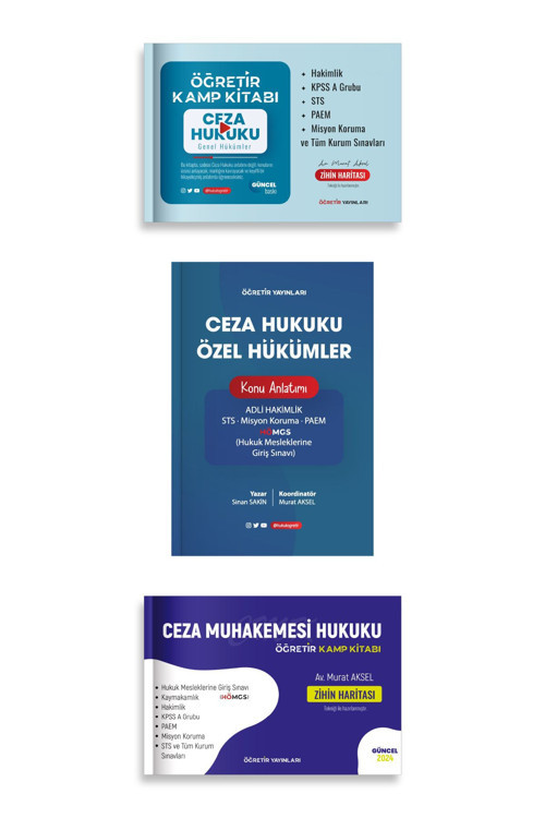 2025 Ceza Özel - Ceza Hukuku Genel Hükümleri - Ceza Muhakemesi Hakimlik - Paem - Hmgs - Misyon