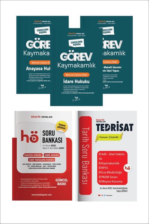 2025 Görev Kaymakamlık Mevzuat Çalışma Kitabı-Hö Soru Bankası - Tedrisat Tarih Soru Bankası