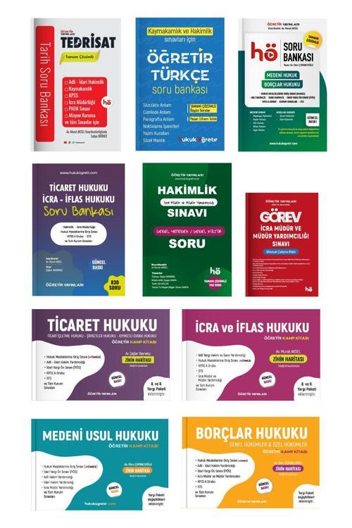 2025 Icra Müdürlüğü Sınavı Kitap Seti - Hukuk Kitabi - Adalet Bakanlığı - Görevde Yükselme