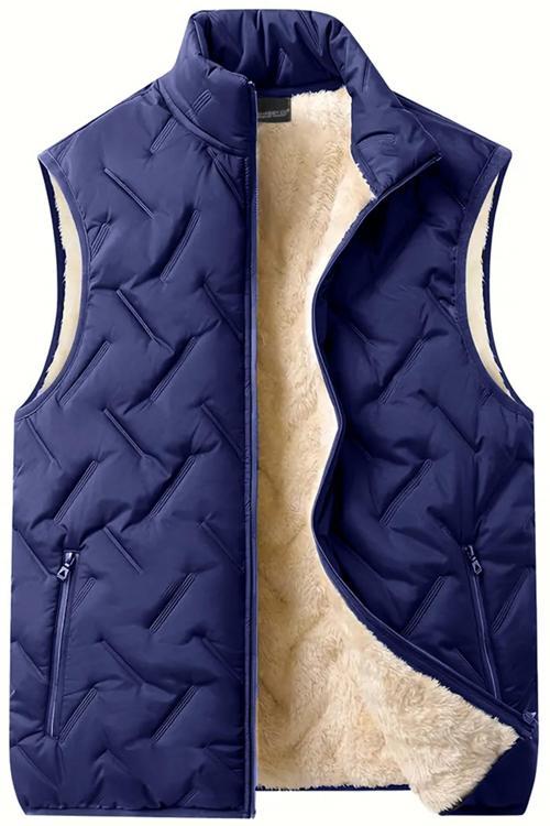 Unisex Çift Katman Ultra Termal Isı Yalıtımlı Su ve Rüzgar Geçirmez İçi Peluşlu Yelek