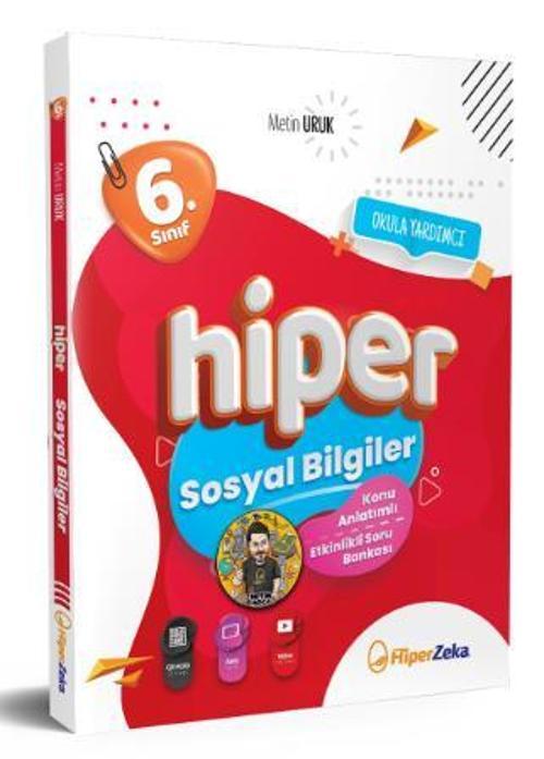 Hiper Zeka Yayınları 6. Sınıf Hiper Sosyal Bilgiler Konu Anlatımlı & Soru Bankası