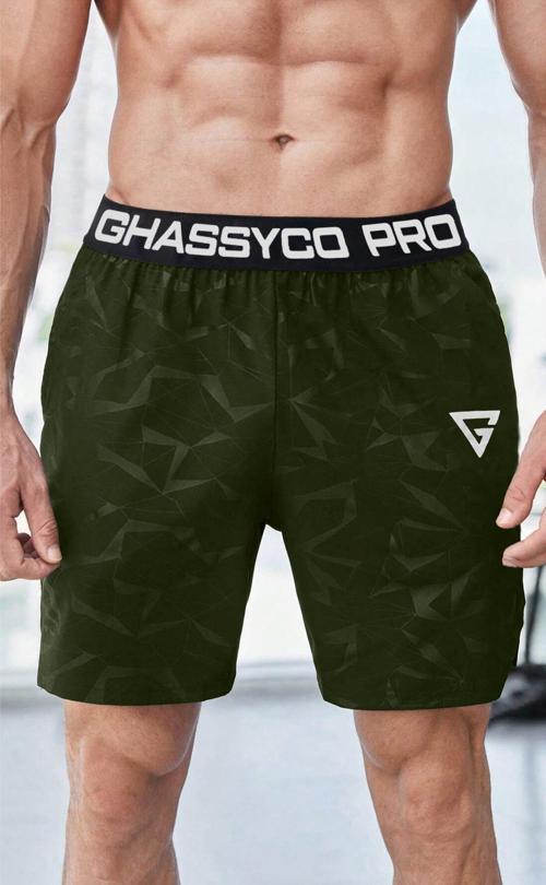 Erkek Runnig Pro Elastik Bel Nefes Alabilen Koşu Fitness Spor Şortu