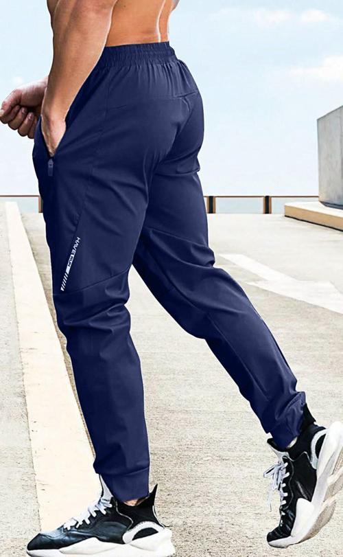 Erkek Run Ultra Hafif Egzersiz Aktif Joggers Spor Dar Paça Eşofman Altı