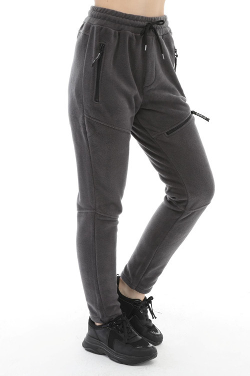 Ghassy Co Kadın Taktik Cepli Ayarlanabilir Paçalı Outdoor Polar Pantolon