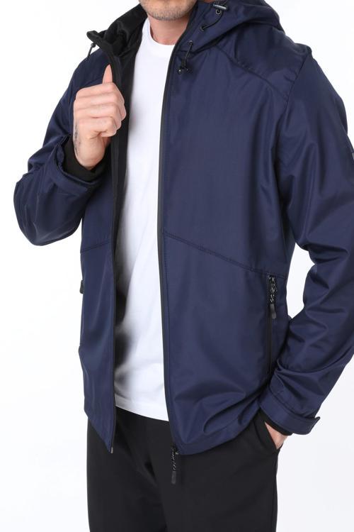 Erkek Rüzgarlık/Yağmurluk Outdoor Omuz Detaylı Mevsimlik Füme Spor Ceket